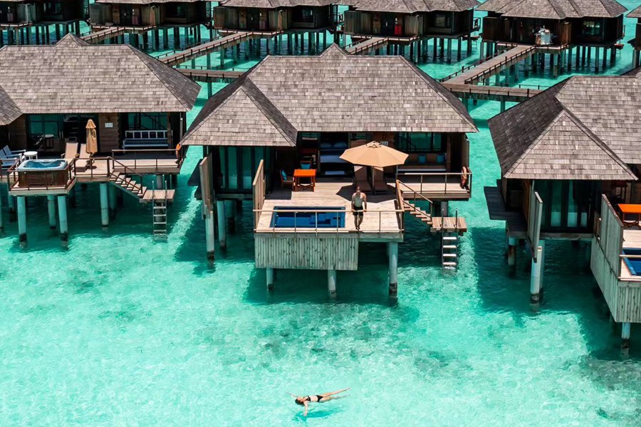 伊露富士（伊露） - 地平线水上泳池别墅（推荐）图片1 - Sun Siyam Iru Fushi horizon water Villa pool Photo 1