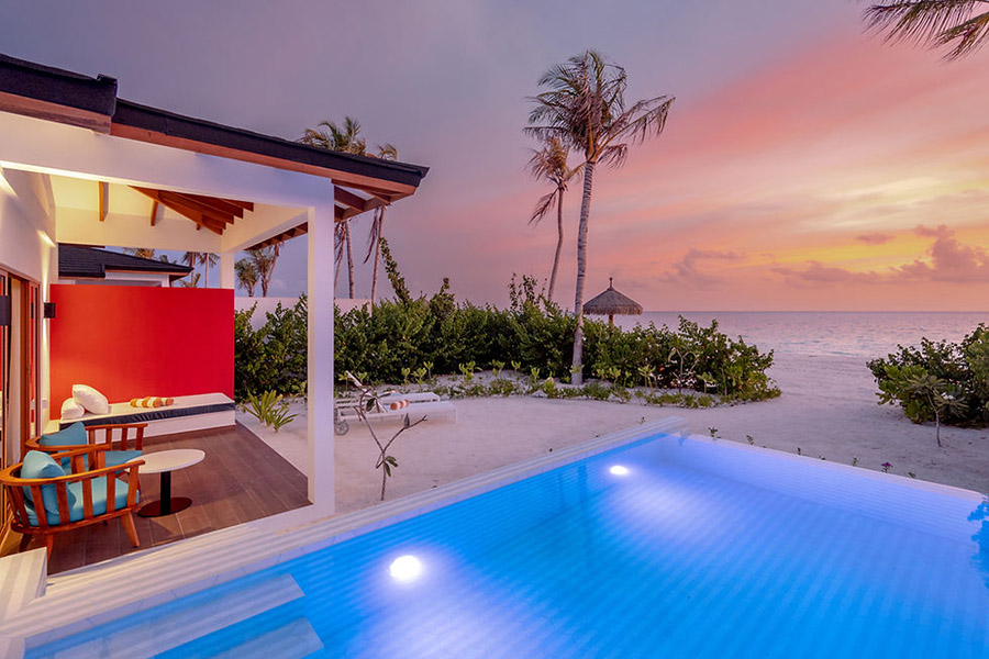 欢乐岛 - 海滩泳池套房图片1 - Joy Island Maldives Beach Suite Pool Photo 1