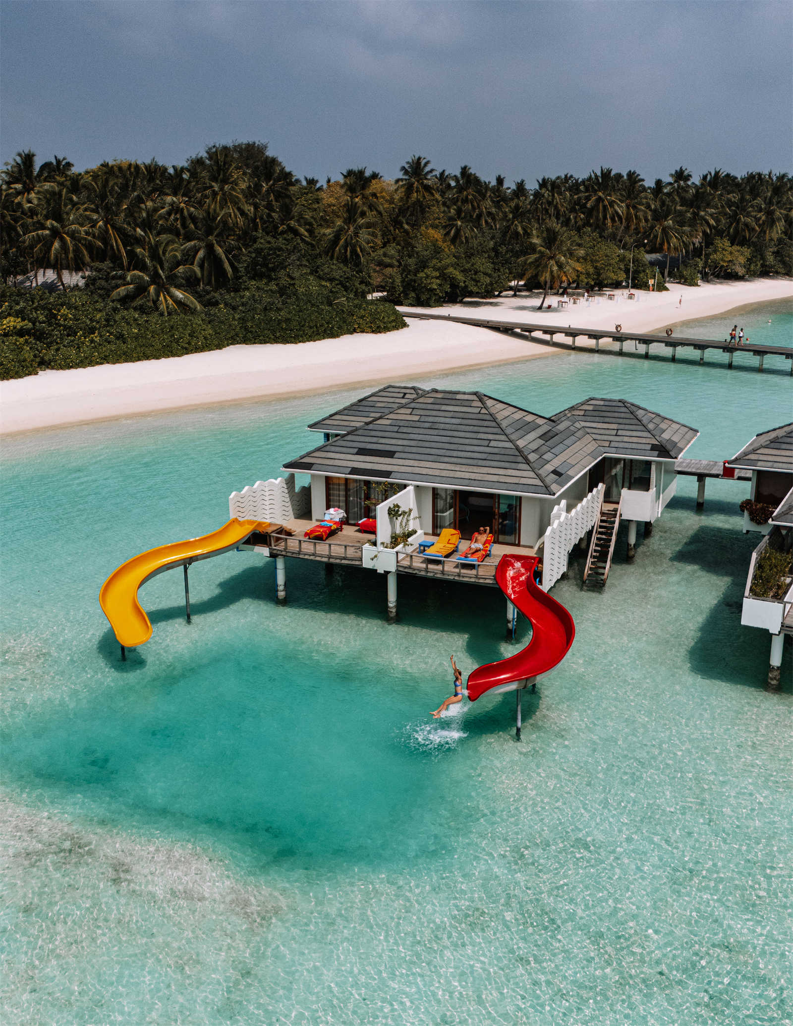 别墅公园岛（太阳岛） - 日落滑梯水上别墅图片 - Villa Park, Sun Island Sunset Water Villa With Slide