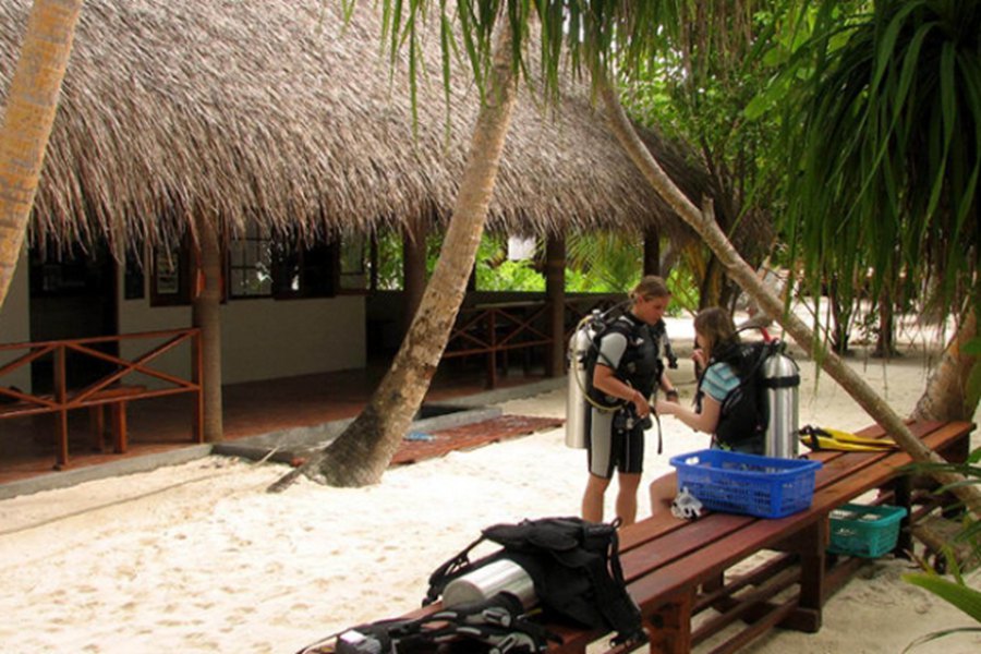 曼德芙仕 - 浮潜和深潜图片3 -  Medhufushi lsland Resort Diving Photo 3