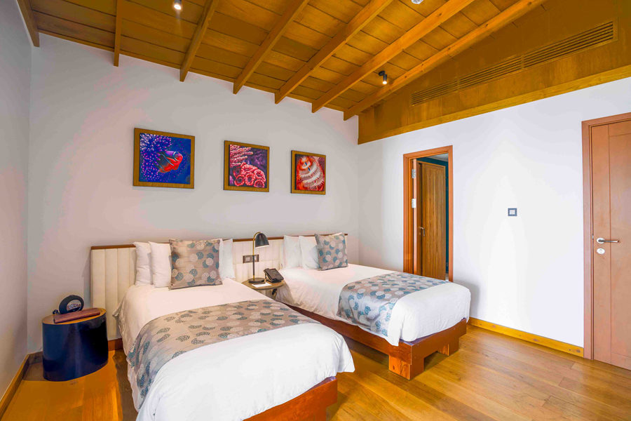 翡翠法鲁富士 - 家庭沙滩泳池别墅（双卧）图片2 - Emerald Faarufushi Resort & Spa Family Beach Villa with Pool Photo 2