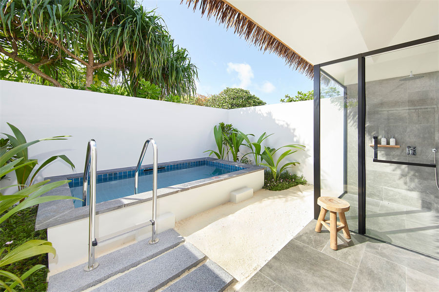 艾美 - 沙滩花园泳池别墅 图片1 - Le Meridien Maldives Resort & Spa Beach Villa with Garden Pool Photo 1