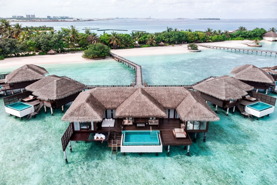喜来登满月 - 双卧水上泳池别墅图片1 -  Sheraton Full Moon Island 2 Bedroom Overwater Villa with Pool Photo 1