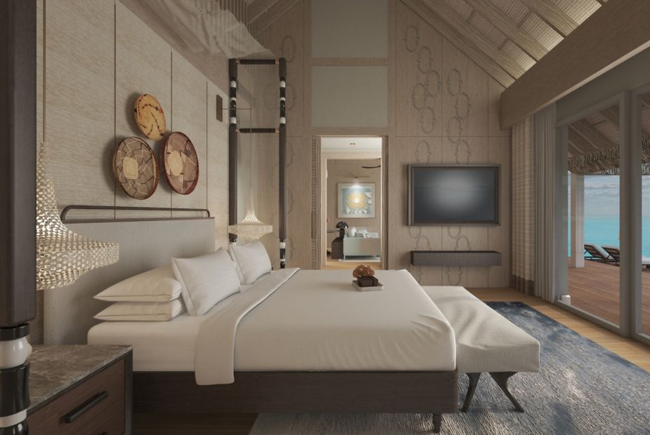 JW 万豪卡夫 - 单卧水上泳池别墅图片1 - JW Marriott Maldives Kaafu Atoll Island Resort One Bedroom Overwater Pool Villa Photo 1