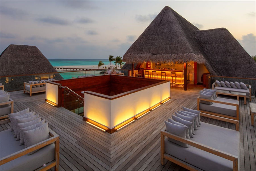 瑰宝 - 天空酒吧图片1 - Heritance Aarah Maldives Luxury Resort Sky Bar Photo 1