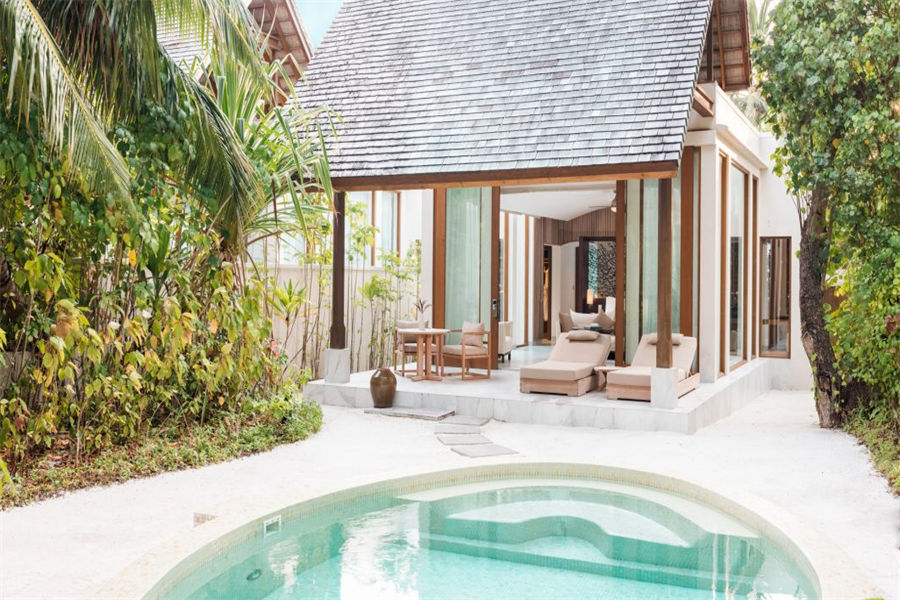 港丽 - 双卧豪华沙滩泳池别墅图片1 - Conrad Maldives Rangali lsland Two Bedroom Deluxe Beach Villa With Pool Photo 1