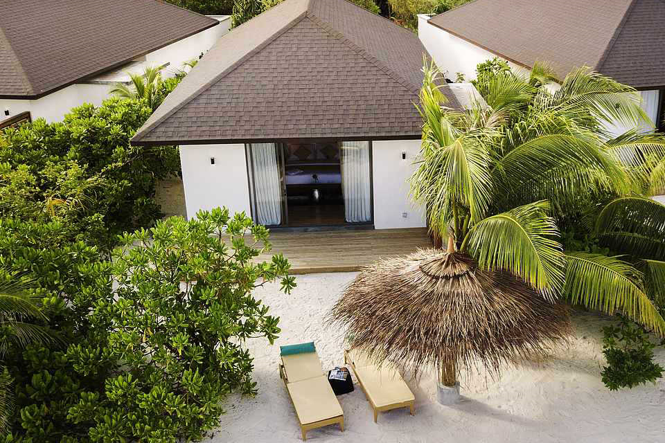 新鲁滨逊努努 - 沙滩平房(花园泳池) 图片4 - Robinson Club Noonu Beach Bungalow Garden Pool Photo 4