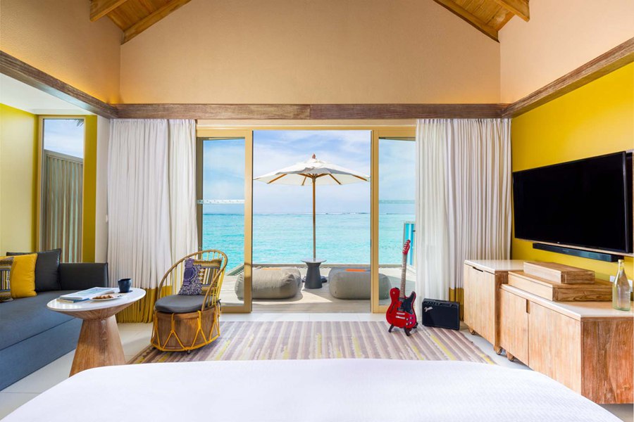 硬石 - 白金水上别墅图片1 - Hard Rock Hotel Maldives Platinum Overwater Villa Photo 1