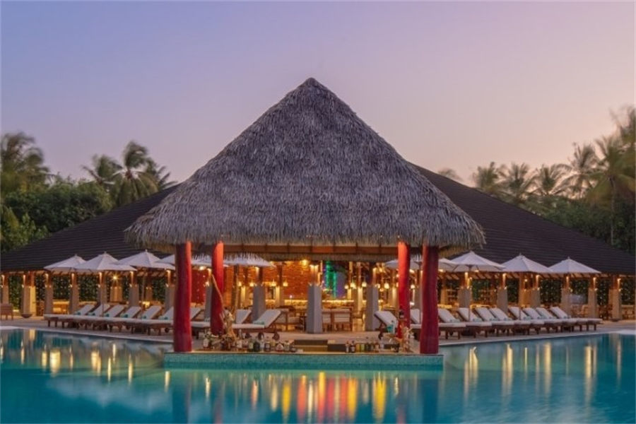 密度帕茹 - 泳池酒吧图片1 - Adaaran Select Meedhupparu Maldives Pool Bar Photo 1
