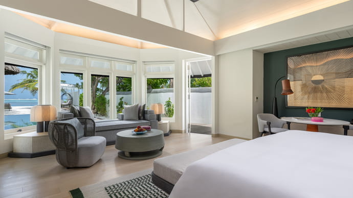 四季库达呼拉 - 沙滩泳池别墅（日出）图片1 - Four Seasons Resort Maldives at Kuda Hura Sunrise Beach Villa with Pool Photo 1