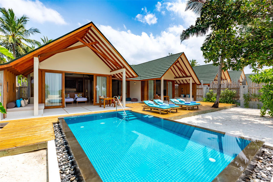 芙拉薇莉 - 双卧私人豪华沙滩住宅图片2 - Furaveri lsland Resort & Spa Private Luxury Beach Residence (Two Bedrooms) Photo 2