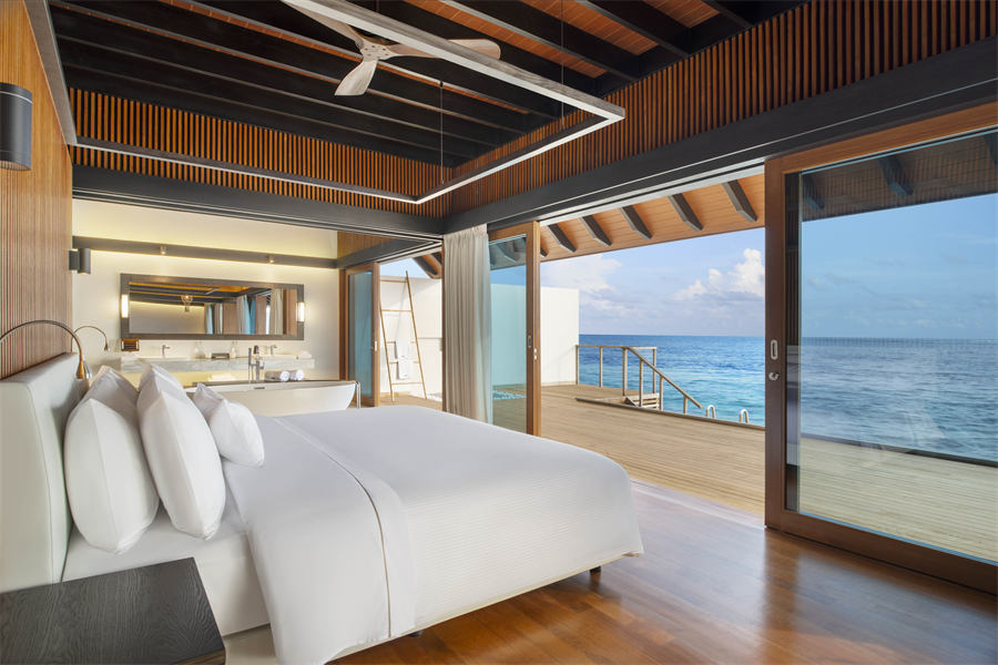 威斯汀 - 水上别墅图片1 - The Westin Maldives Miriandhoo Resort Overwater Villa Photo 1