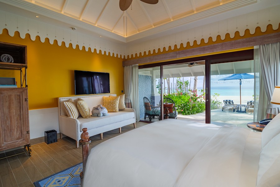 塞伊（希尔顿格芮） - 双卧家庭海滩客房图片3 - SAii Lagoon Maldives, Curio Collection by Hilton Two Bedroom Beach Villa Photo 3