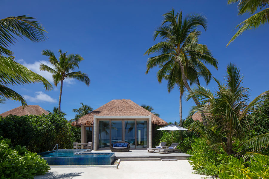 丽笙 - 沙滩泳池别墅图片1 - Radisson Blu Resort Maldives Beach Villa-Pool & Sunset View Photo 1
