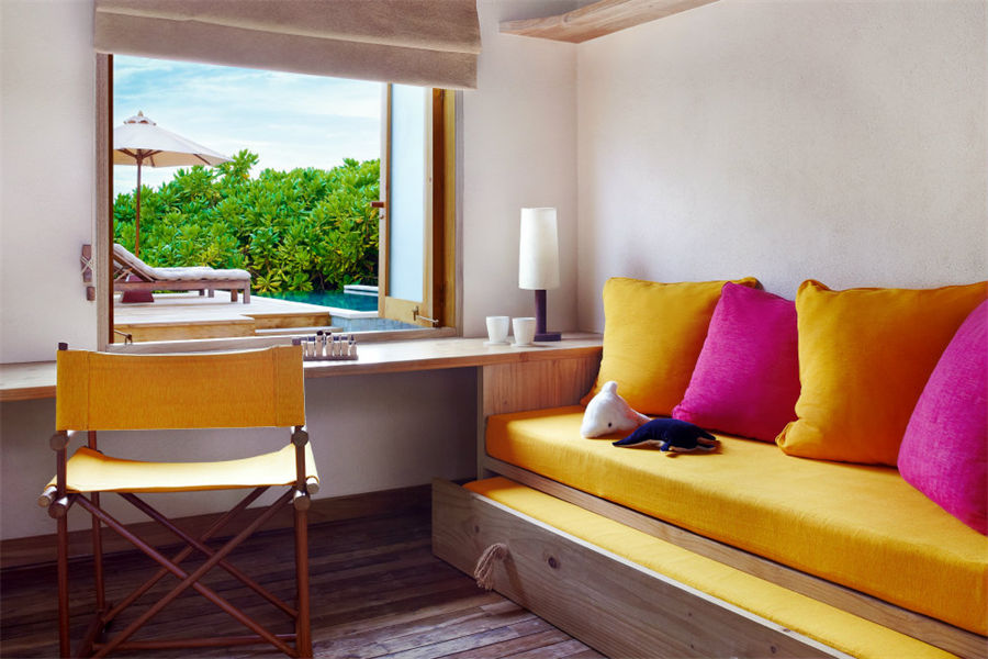 六善拉姆 - 家庭泳池别墅图片3 - Six Senses Latitude Laamu Family Beach Villa with Pool Photo 3