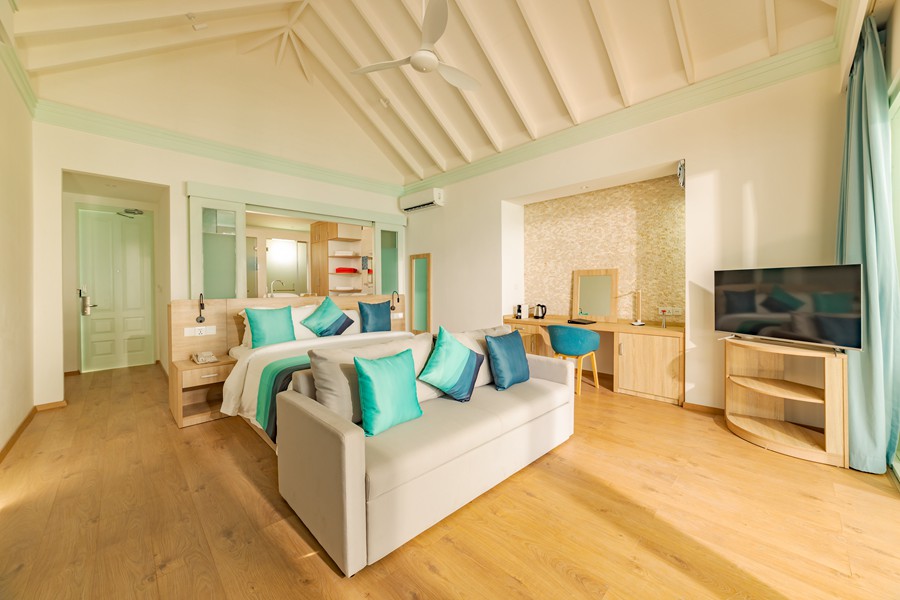 禧亚世嘉 - 双卧泄湖滑梯泳池别墅图片4 - Siyam World Maldives Two Bedroom Lagoon Villa with Pool + Slide Photo 4