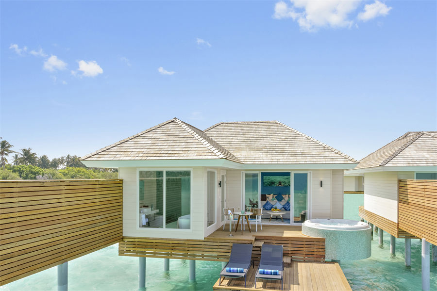 坎迪玛 - 带按摩池水上别墅 图片1 - Kandima Maldives Aqua Villa with Swirl Pool Photo 1