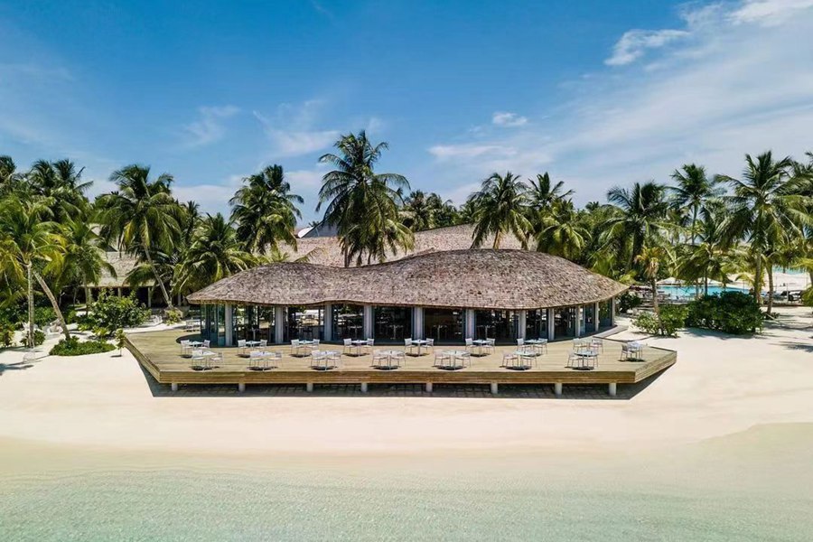 奥瑞格马富士瓦鲁餐厅 - 主餐厅 - Outrigger Maldives Maafushivaru Resort Restaurant