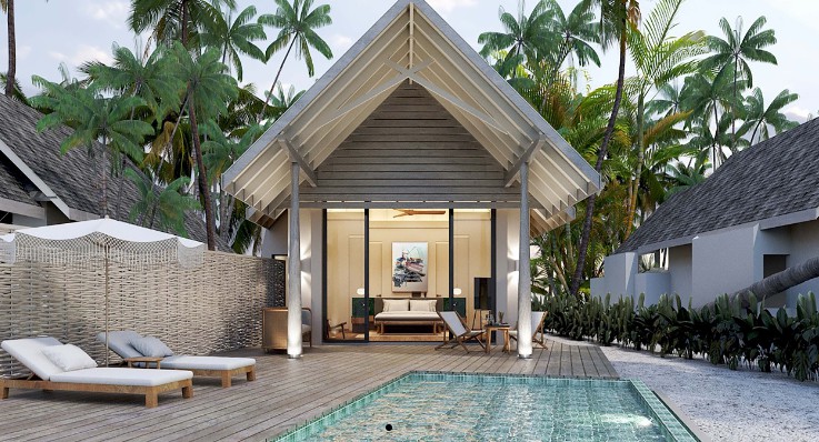安娜妮娅马迪瓦鲁 - 沙滩泳池别墅图片1 - Ananea Madivaru Maldives Beach Pool Villa Photo 1