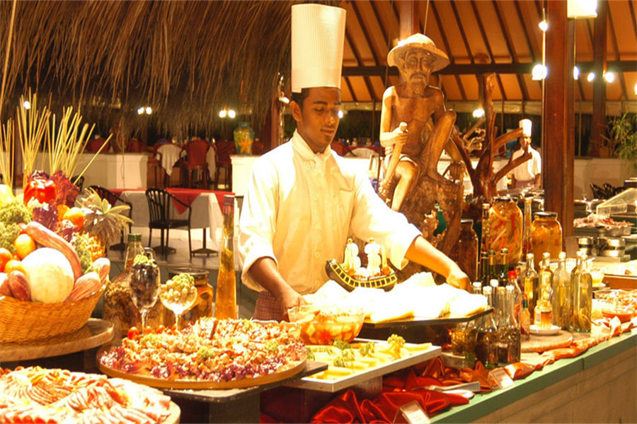 绚丽 - 主餐厅图片1 - Adaaran Club Rannalhi    Main Restaurant Photo 1