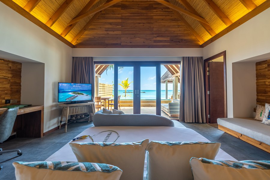 富士法鲁 - 高级沙滩复式别墅（双卧）图片4 - Fushifaru Maldives Premium Duplex Beach Villa Photo 4