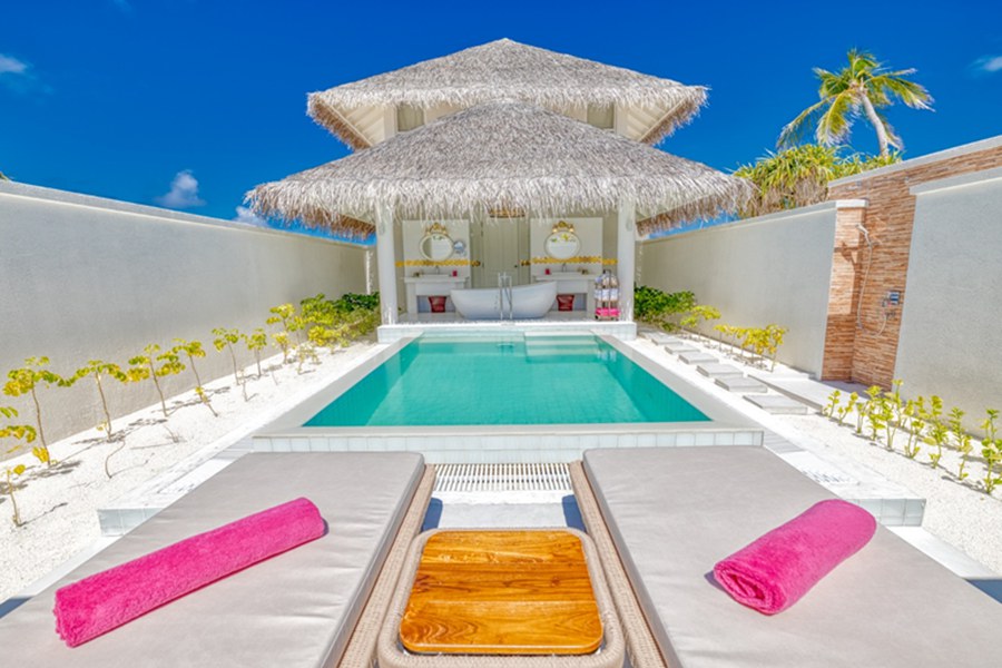 伊露薇丽 - 高级复式沙滩别墅图片4 - Sun Siyam Iru Veli Beach Residence with Pool (Two Storey) Photo 4
