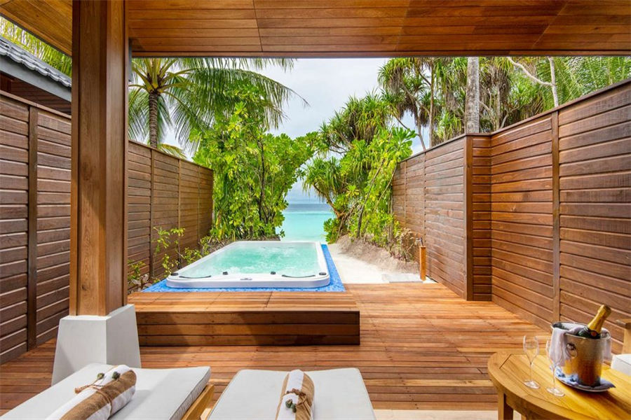 莉莉岛 - NEW 带按摩池的海滩套房图片2 -  Lily Beach  Resort NEW Beach Suite With  Jacuzzi Photo 2