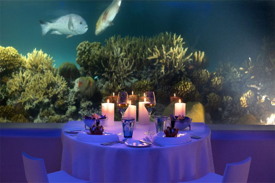 芙花芬 - 纬度4°水下餐厅图片2 -  Huvafen Fushi Spa Resort Maldives Immerse…Latitude 4° Photo 2