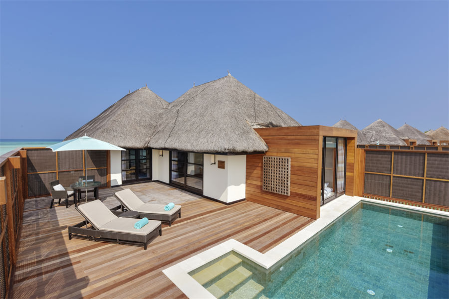 四季库达呼拉 - 家庭水上泳池别墅(日出) 图片1 - Four Seasons Resort Maldives at Kuda Hura Sunrise Family Water Villa With Pool Photo 1