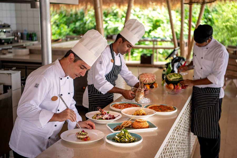 翡翠法斯曼度 - 海滩俱乐部烧烤餐厅图片3 - Emerald Maldives Resort & Spa  Beach Club Grill Restaurant Photo 3