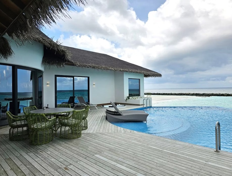 乐宜 - 双卧按摩泳池沙滩别墅图片3 - NOOE Maldives Kunaavashi 2 Bedroom Beach Villa with Private Pool & Jacuzzi Photo 3