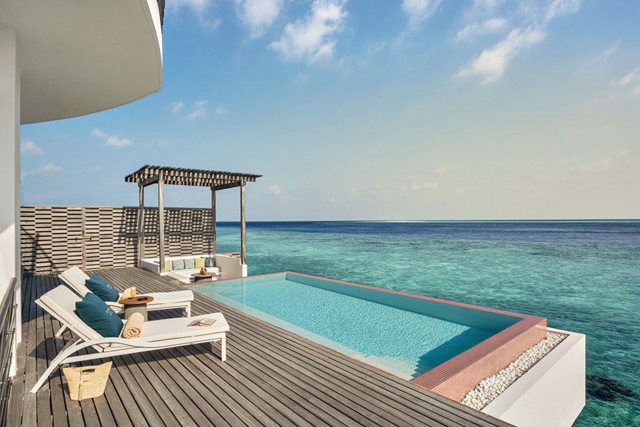卓美亚 - 泄湖泳池水屋图片1 - Jumeirah Maldives Ohahali Island Lagoon Villa with Pool Photo 1