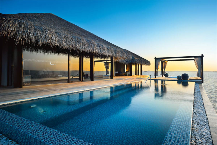 维拉私人岛 - 海洋泳池屋(双卧室) 图片1 - Velaa Private Island Maldives Ocean Pool House Photo 1