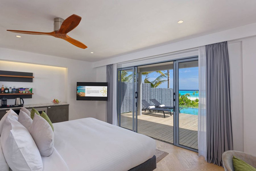 奥瑞格马富士瓦鲁 - 双卧沙滩泳池别墅图片3 - Outrigger Maldives Maafushivaru Resort Two Bedroom Beach Villa with Private Pool Photo 3