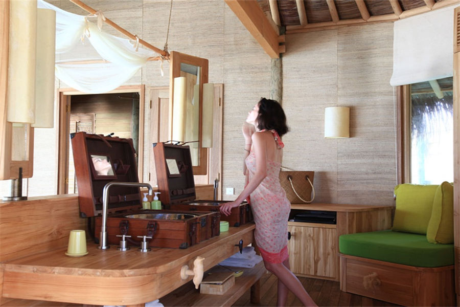 六善拉姆 - 海洋水上别墅图片4 - Six Senses Latitude Laamu Ocean Water Villa Photo 4