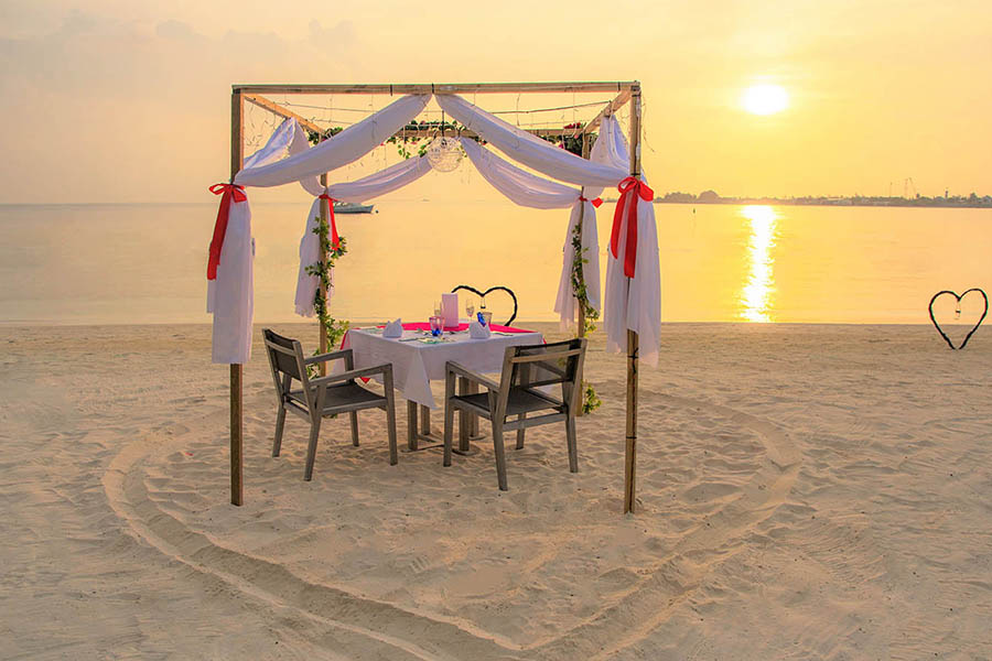 卡曼都岛 - 婚礼图片1 - Komandoo Maldives Island Resort & Spa Weeding Photo 1