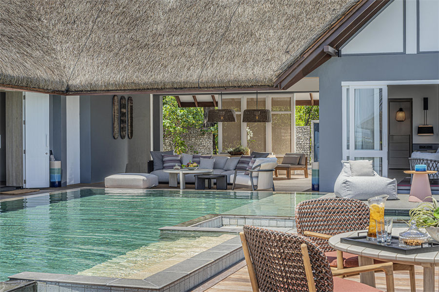 四季兰达吉拉瓦鲁 - 双卧海滨平房-部分海景图片2 - Four Seasons Landaa Giraavaru Two-Bedroom Oceanfront Bungalow – Partial Sea View Photo 2