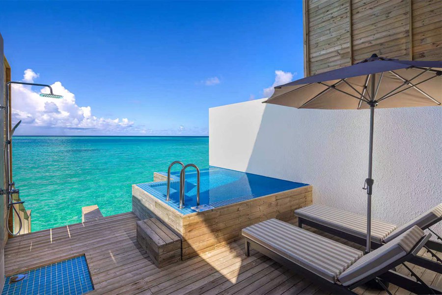 乐宜 - 复式水上泳池别墅图片1 - NOOE Maldives Kunaavashi Duplex Overwater Villa with Private Pool Photo 1