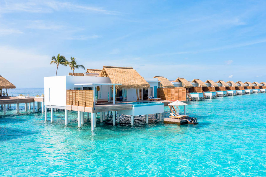 翡翠法斯曼度 - 豪华水上泳池别墅图片1 - Emerald Maldives Resort & Spa  Superior Water Villa with Pool Photo 1