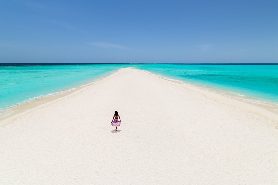 库拉玛蒂 - 沙滩拖尾图片1 - Kuramathi Resort Maldives Sandbank Photo 1