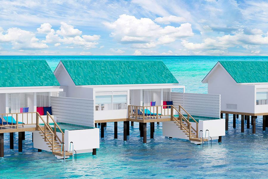 奥露哈林吉利 -  日出水上别墅 - 带泳池图片2 - OBLU NATURE HelenGeli Sunrise Water Villa with Pool Photo 2