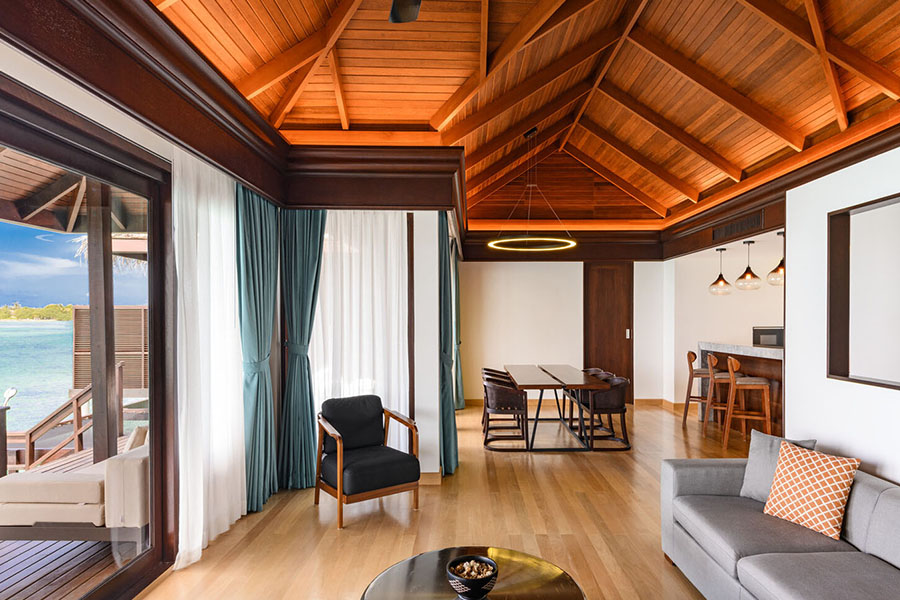 喜来登满月 - 双卧水上泳池别墅图片4 -  Sheraton Full Moon Island 2 Bedroom Overwater Villa with Pool Photo 4