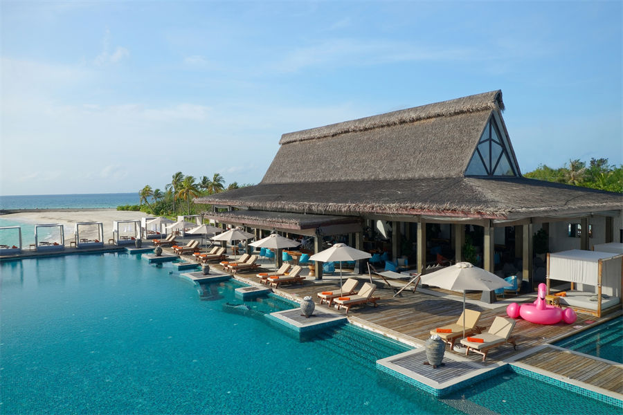 君乐 - 微风泳池餐吧图片1 - Grand Park Kodhipparu Maldives Breeze Photo 1