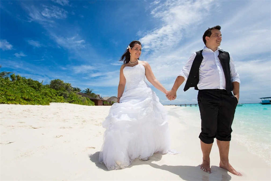 安嘎嘎岛 - 婚礼图片1 - Angaga Island Resort Weddings Photo 1