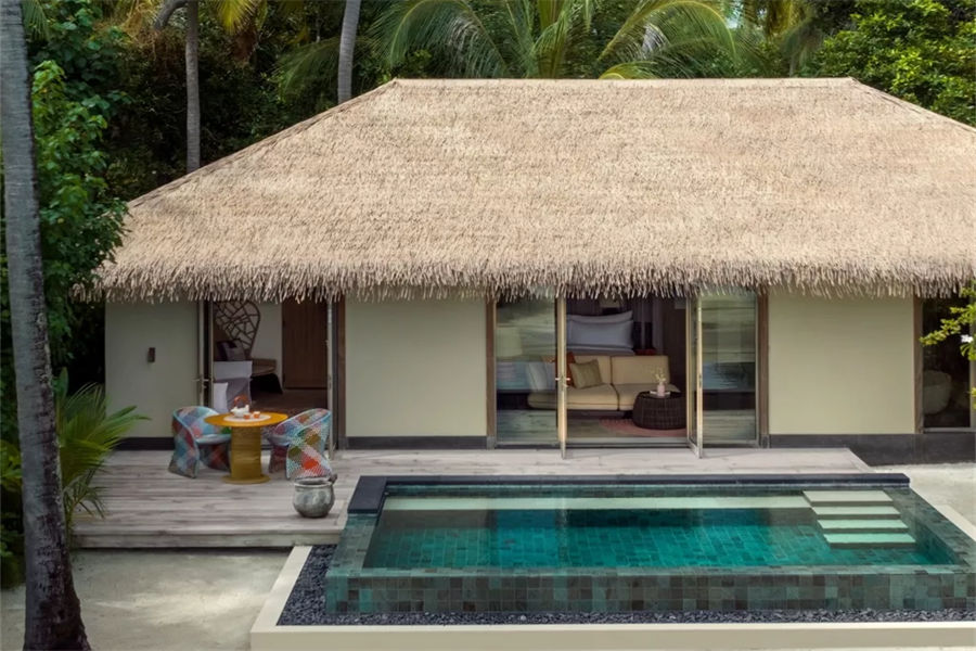 洲际 - 家庭沙滩泳池别墅图片1 - InterContinental Maldives Maamunagau Family Beach Pool villa Photo 1