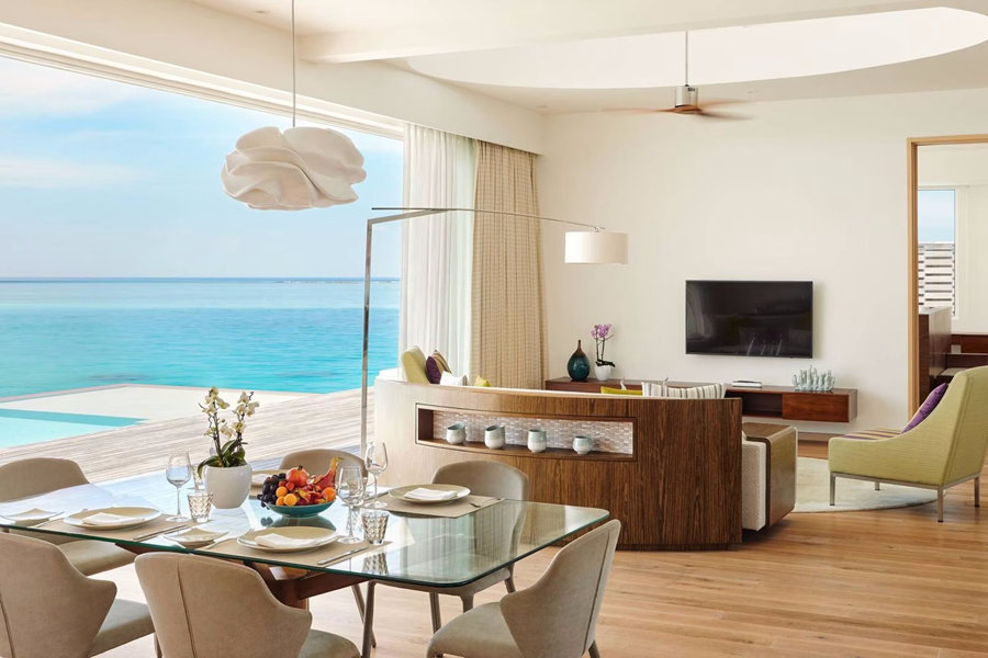 卓美亚 - 双卧水上泳池别墅图片4 - Jumeirah Maldives Ohahali Island Two Bedroom Water Residence with Pool Photo 4