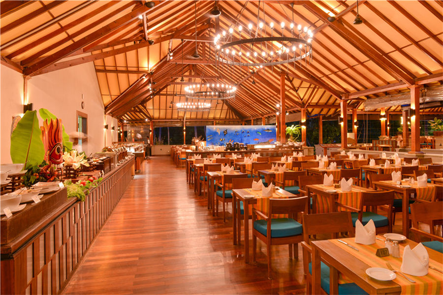 密度帕茹 - 主餐厅图片4 - Adaaran Select Meedhupparu Maldives Main Restaurant Photo 4