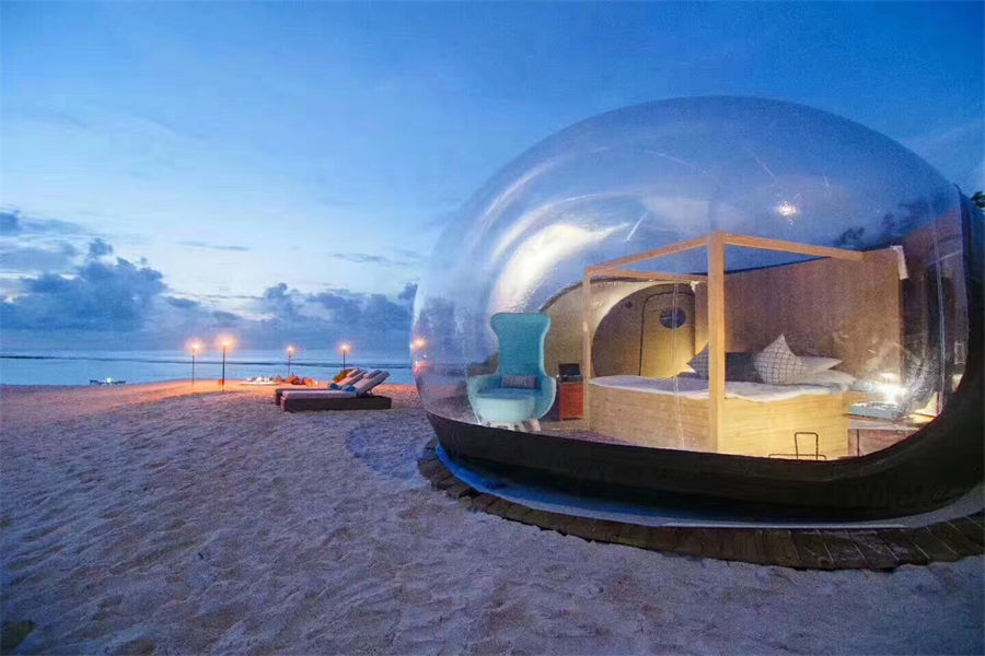 菲诺芙 - 海滩泡泡屋图片2 - Seaside Finolhu Baa Atoll Beach Bubble Tent Photo 2