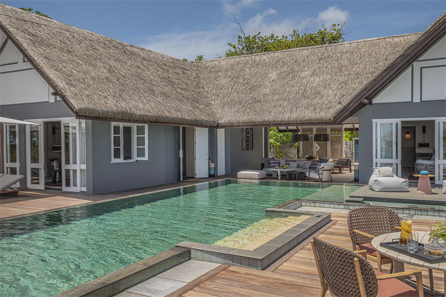 四季兰达吉拉瓦鲁 - 双卧海滨平房-部分海景图片3 - Four Seasons Landaa Giraavaru Two-Bedroom Oceanfront Bungalow – Partial Sea View Photo 3