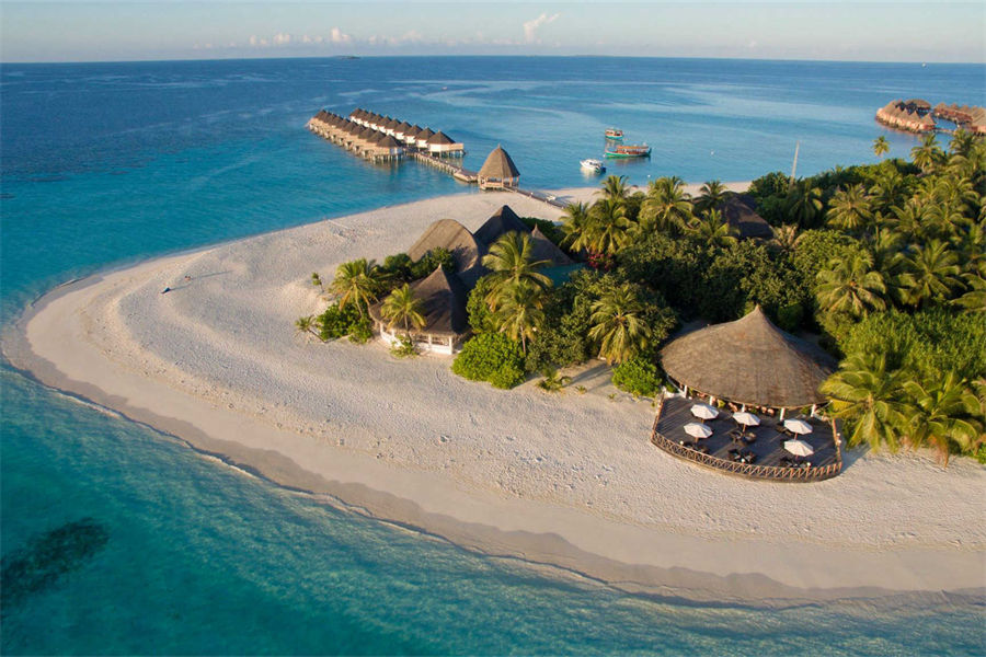 安嘎嘎岛 - 沙滩酒吧图片1 - Angaga Island Resort Beach Bar Photo 1